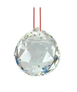 FENG SHUI HANGING CRYSTAL BALL 1.25&quot; 30mm Choice of Colors Faceted Prism... - $3.95