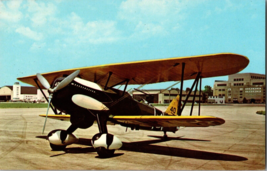 Vtg Postcard Airplane, Curtiss P-6E &quot;Hawk&quot; Displayed at Air Force Museum, W-PAFB - £5.12 GBP