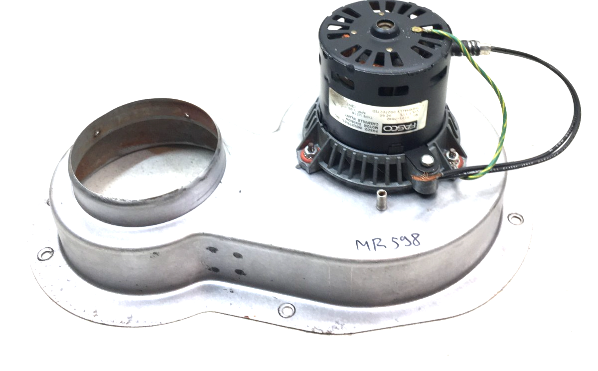 FASCO 7121-7840 Draft Inducer Blower Motor Assembly 115V 60Hz used #MR598 - $149.00