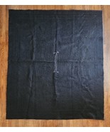 Vintage Gaucho Cowboy Style Wool Blend Poncho Blanket 76.5x67&quot; Collector... - $502.44