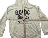 Freeze New York Women&#39;s AC/DC Long Sleeve Hoodie XL Ivory Color - $19.79