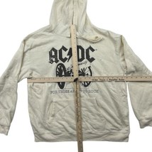 Freeze New York Women&#39;s AC/DC Long Sleeve Hoodie XL Ivory Color - £15.51 GBP