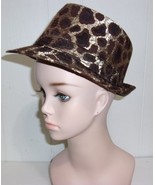 Animal print fedora hat - $10.94 CAD