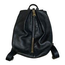 Aimee Kestenberg Tamitha Backpack Black Soft Pebbled Leather Adj Shoulder Strap. - £44.06 GBP