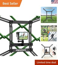 Versatile Black Fence Mount - Aluminum Clip for GoPro, iPhone &amp; Tablet C... - $15.00