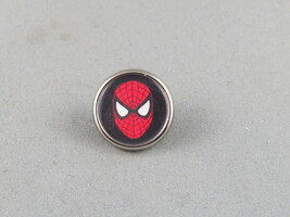 Spider-Man Pin (VTG) - Spider-Man Face Pin - Celluloid Pin - $15.00