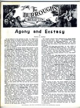 The Burroughs Bulletin  # 17 Agony and Ecstasy 1967 House of Greystoke  - $49.63