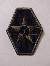 ARMY COMBINED LFIELD (ROK) KOREA PATCH SSI SUBDUED (BLACK ON OLIVE) NEW - $3.91