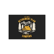 Personalized Metal Sign with Camping Retirement Plan Meme - Perfect for ... - £33.82 GBP+