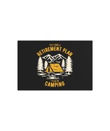 Personalized Metal Sign with Camping Retirement Plan Meme - Perfect for ... - £33.82 GBP+