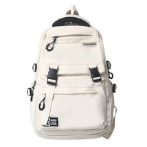Multi Pocket College Student Backpack Female Large Capacity Laptop School Bag Fa - £81.03 GBP