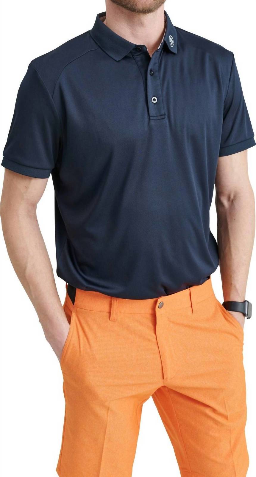 Abacus Sportswear Us men's hammel drycool polo in Navy