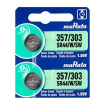 Murata 357/303 Battery SR44/W/SW 1.55V Silver Oxide Watch Button Cell (10 Batter - £3.85 GBP+