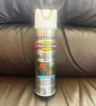 6-PK Rust-Oleum 15-Oz Water-Based Construction Marking Spray Paint White... - £28.31 GBP