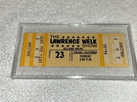 The Lawrence Welk Show 1977 Unused Concert Ticket Selland Arena Fresno Ca Usa Y - £7.11 GBP