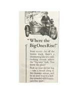 Harley Davidson Sidecar Advertisement 1928 Motorcycle Big Ones DWCC10 - $40.73 CAD