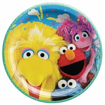 Everyday Sesame Street Paper Lunch Plates Party Supplies Kids Birthday 8... - $4.50