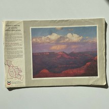 Vintage Chevron Gas Stations Advertising - Chevron Trail Scenic View Prints x7 - £57.98 GBP