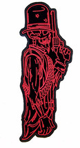 Duel Skeleton Right Large Embrodiered Patch P6233 Biker New Novelty Pistols Gun - £7.55 GBP