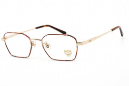 MCM MCM2130A 723 Shiny Gold/Light Havana 52mm Eyeglasses New Authentic - £50.47 GBP