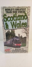 World&#39;s Greatest Train Ride Videos Scotland &amp; Wales Railroad VHS New - $1.99