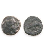 381-369 BC Macedonian Kingdom AE16 Coin (VF) Amyntas III Eagle &amp; Serpent... - $129.94