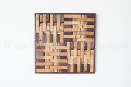 Wine Barrel Art - 4 Square - Made from retired Napa wine barrels 100% Recycled! - £195.80 GBP