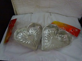 EuroForm Cak&#39;Art Metalurgica Pair Of Heart Cake Pans - $10.58