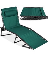 Best Choice Products Patio Chaise Lounge Chair, Portable Outdoor, Forest... - $84.96