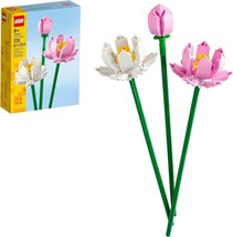 Lego Lotus Flowers Building Kit 40647 For Decoration Ships Today! - £16.26 GBP