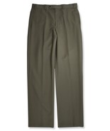 Brooks Brothers Mens Green Madison Fit Flat Front Wool Pants 38W x 34L B... - $148.94 CAD