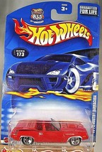 2002 Hot Wheels Collector #173 &#39;70 Plymouth Barracuda Red w/No Name Base w/5 Sp - £5.90 GBP