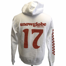 2017 Snowglobe Music Festival White Hoodie Sweatshirt Size Medium Concer... - $30.46