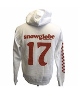 2017 Snowglobe Music Festival White Hoodie Sweatshirt Size Medium Concer... - £23.95 GBP