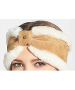 UGG Headband Carter Bow Shearling Suede Colors New - $1,605.88 MXN