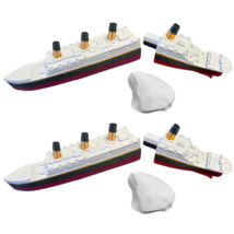 2-Pack Split In Half Titanic Bath Boat And Pool Toy, Break In Half Titan... - $746.78 MXN