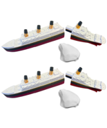 2-Pack Split In Half Titanic Bath Boat And Pool Toy, Break In Half Titan... - $39.99