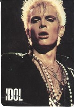 ⭕VTG card pocket calendar 1987  BILLY IDOL Portugal group music singer - $78.65 MXN