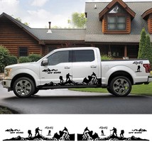 8PCS Car Door Side Body Stickers for  Ranger Raptor F150 F-150 Off Road 4X4 Clim - £69.81 GBP