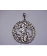 Estate Vintage Huge CASH and  DOLLAR Cooper  Money Sign  Mens  Pendant, ... - $185.06 CAD