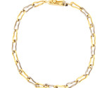 Unisex Bracelet 18kt Yellow and White Gold 276449 - £537.36 GBP