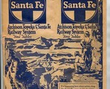 Atchison Topeka &amp; Santa Fe Railway 64 Page System Time Table February 11... - £17.40 GBP