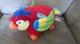 PILLOW PETS PEE-WEES PARROT Brand New Licensed Stuffed Animal 13&quot; NWT TR... - $12.99