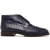 Marco Di Milano Genuine Caiman Crocodile Chukka Boot Martinelli Navy image 2