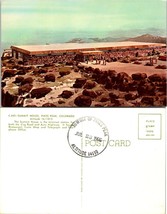 Colorado Pikes Peak Summit House Terminal Station Cog Road Vintage Postcard - £7.01 GBP