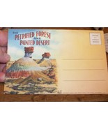 1929 LINEN PC POSTCARD PETRIFIED FOREST PAINTED DESERT NAVAJO ARAPAHO AR... - $32.10