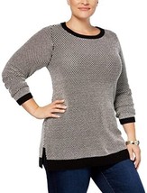 Charter Club Plus Sparkle Crewneck Tunic Sweater 3X NWT New - $21.77
