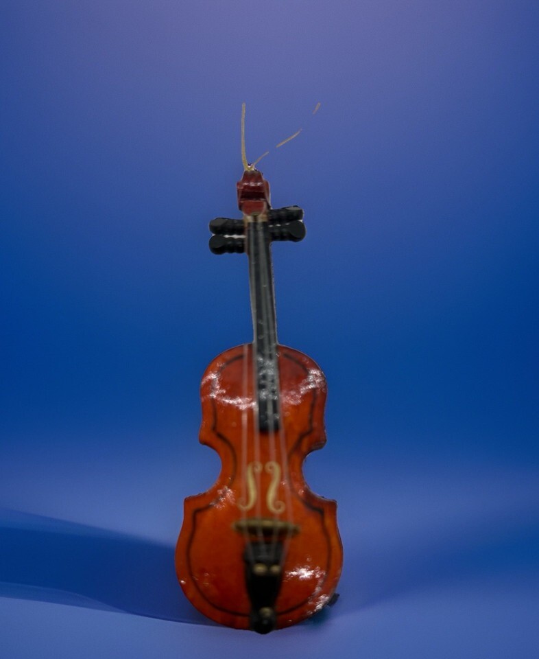 Vtg 70s Wood Violin Christmas Ornament Classical String Instrument 1970s... - $10.66 Vtg 70s Wood Violin Christmas Ornament Classical String Instrument 1970s... - $10.66