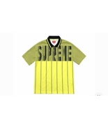 SUPREME Soccer Polo Lime Green &amp; Black/ Sz: Medium Jersey Printed Graphics - £142.22 GBP