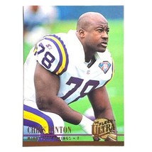 Chris Hinton Fleer Ultra NFL Card #439 Minnesota Vikings Football - £0.78 GBP
